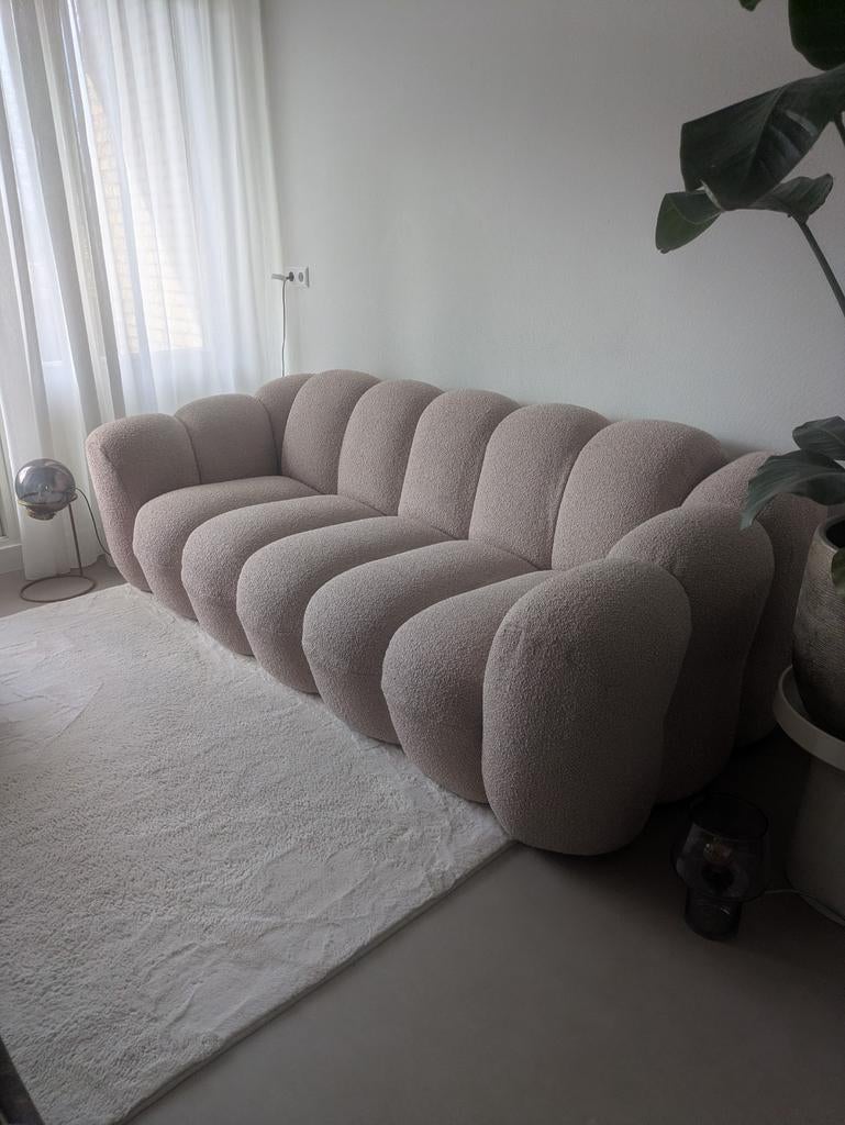Soft pink bank, Huis en Inrichting, Ophalen, Driepersoons, 75 tot 100 cm, Zo goed als nieuw