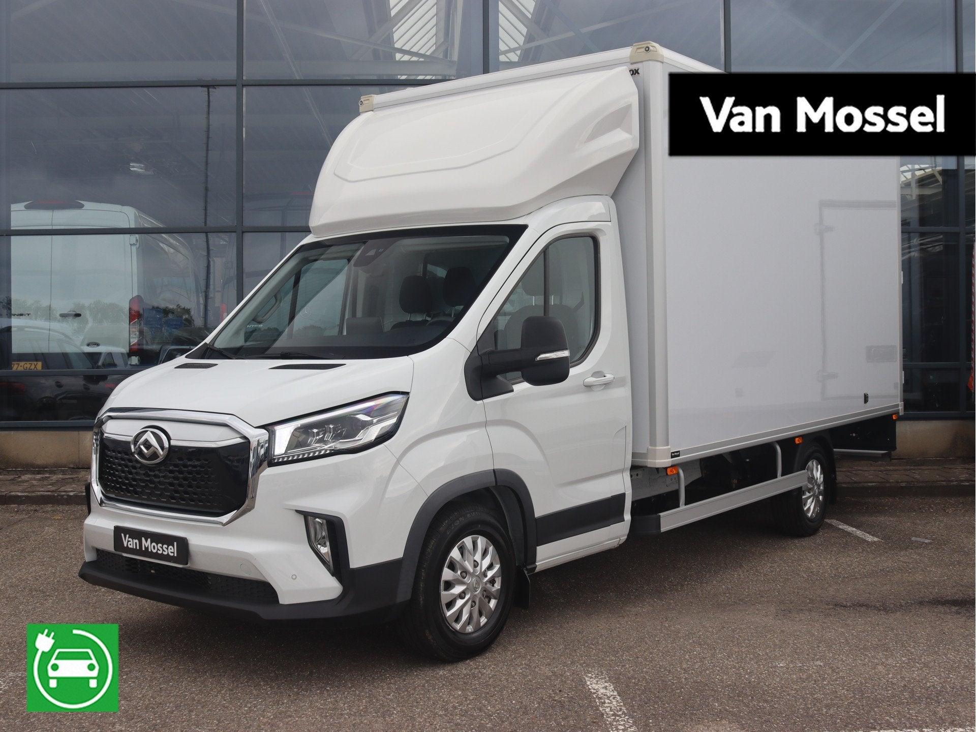 Maxus eDeliver 9 L4 Business DEAL 65 kWh | AIRCO/CAMERA/ADAP, Auto's, Stof, Gebruikt, Zwart, Met garantie (alle)