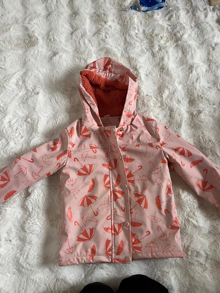 Jas / regenjas meisje, Kinderen en Baby's, Kinderkleding | Maat 104, Ophalen, Gebruikt, Meisje, Jas