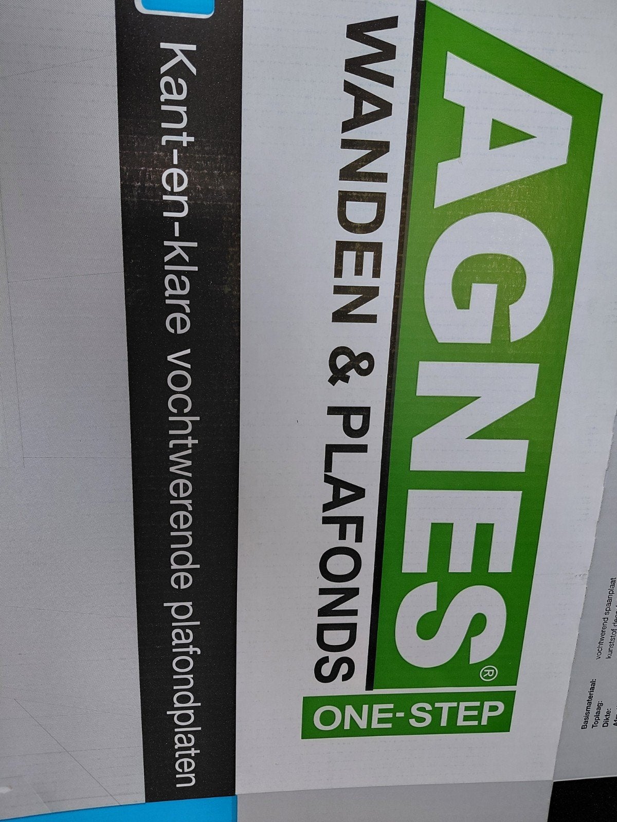 2x agnes plafond plaat  1.20x 60, Doe-het-zelf en Verbouw, Platen en Panelen, Ophalen, Nieuw