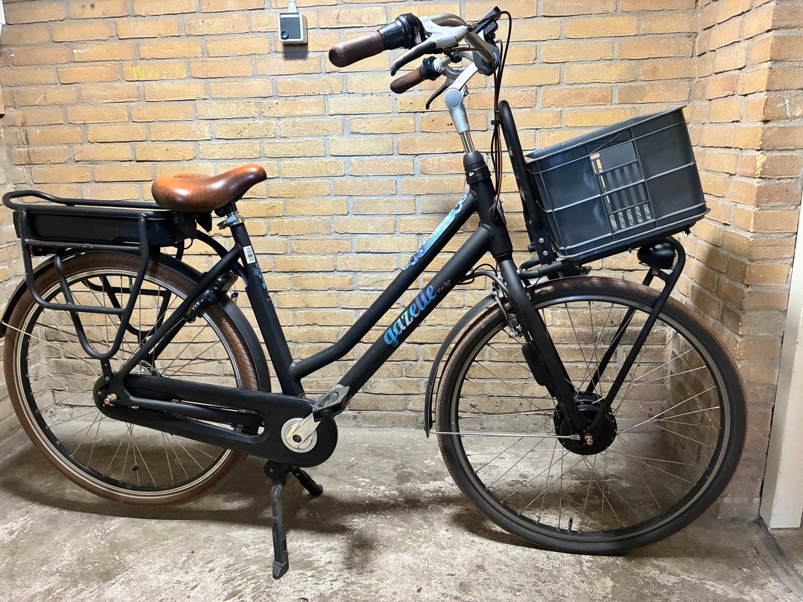 Gazelle Miss Grace C7 HMB Dames E-bike - Mat Zwart, Ophalen, Gebruikt, 51 tot 55 cm, Gazelle