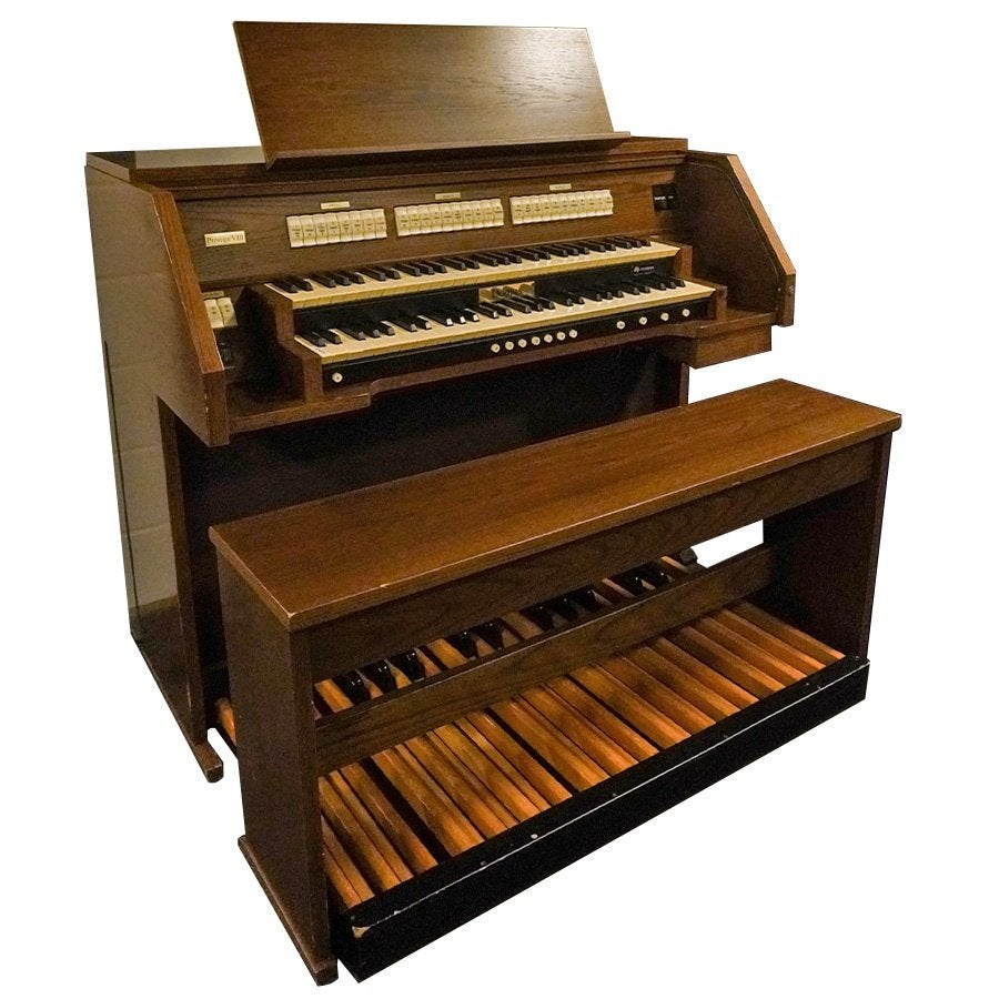 Domus Prestige 8 Donker Eiken - Occasion, Muziek en Instrumenten, Orgels, 2 klavieren, Gebruikt, Viscount (Domus), Ophalen of Verzenden