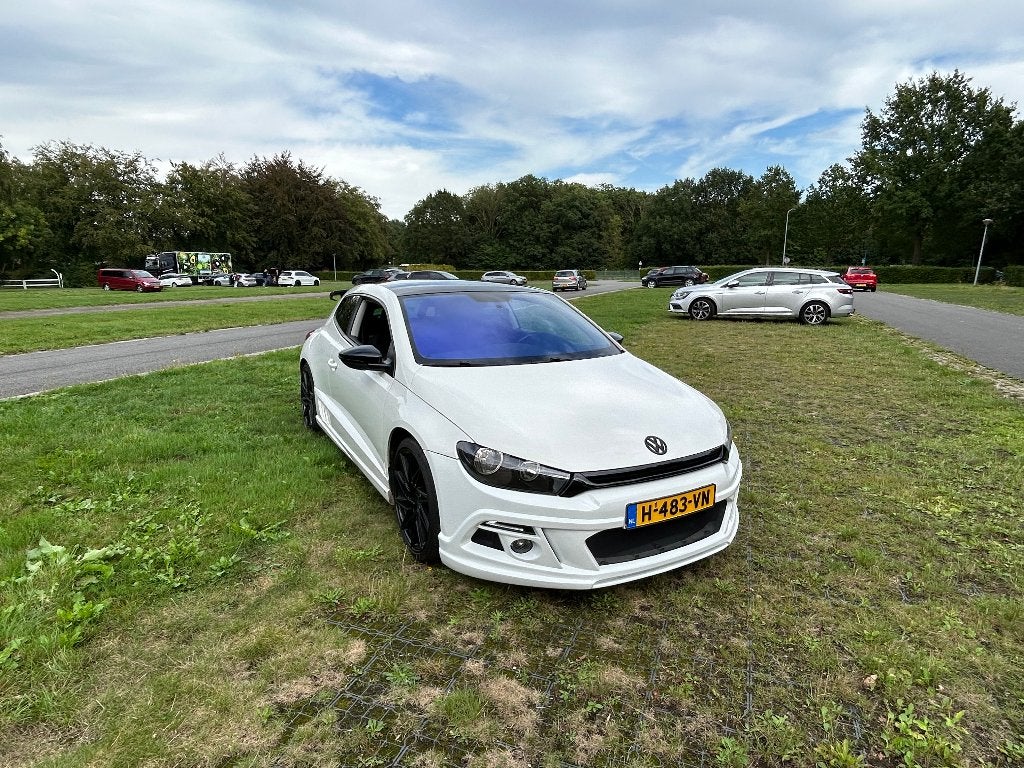 Volkswagen Scirocco 1.4 ABT Sportpakket TSI 160PK 2009 Wit, Auto's, Volkswagen, Voorwielaandrijving, Stof, Zwart, 4 cilinders