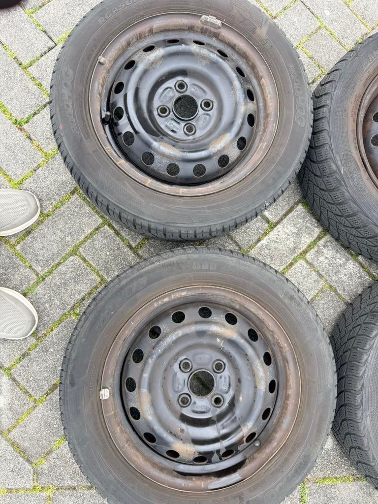 15 inch Toyota winterbanden 5mm 4x100, Ophalen, Opel
