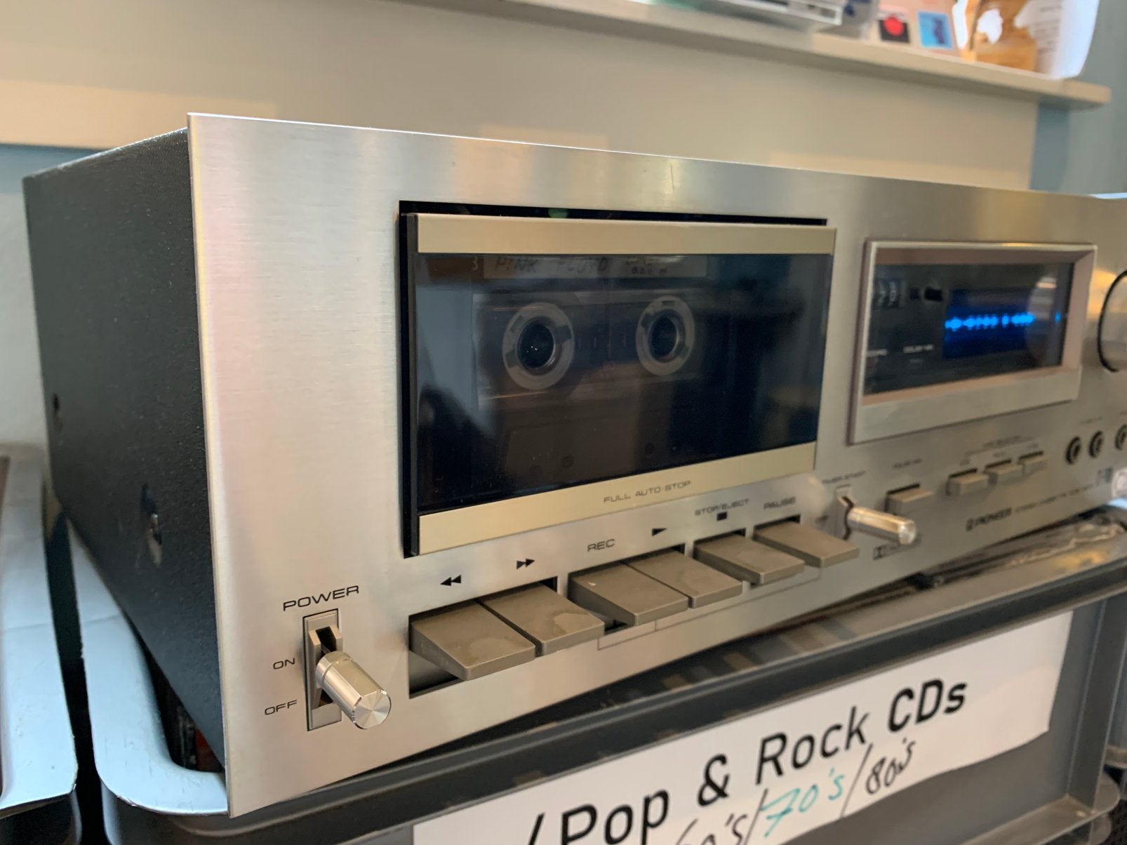Pioneer CT-F600 stereo cassette deck, Overige merken, Japan, Tape counter, Enkel