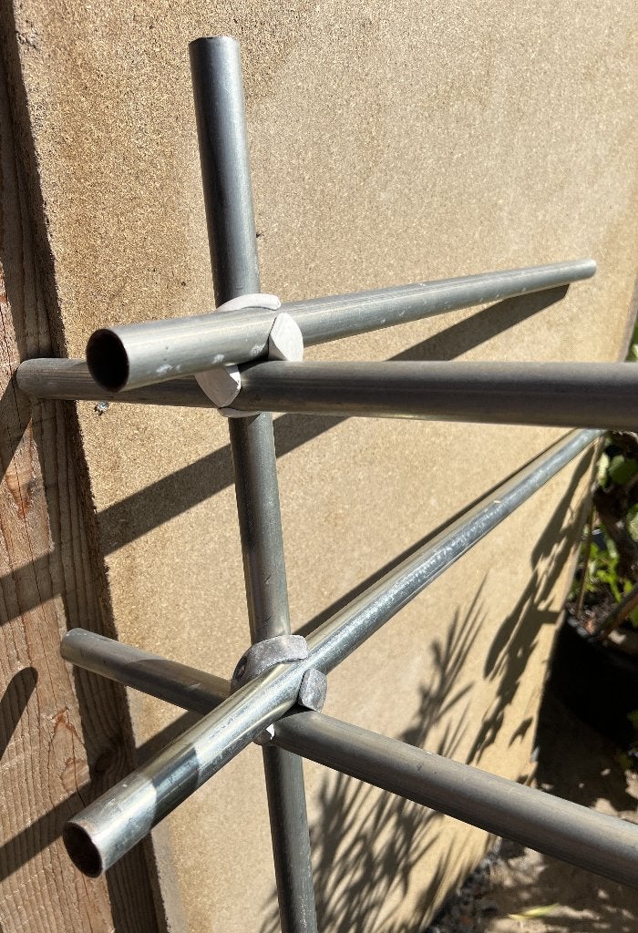 Stelling stalen buizen met Aluminium koppelstukken, Ophalen, Gebruikt, 250 mm of meer, Overige typen