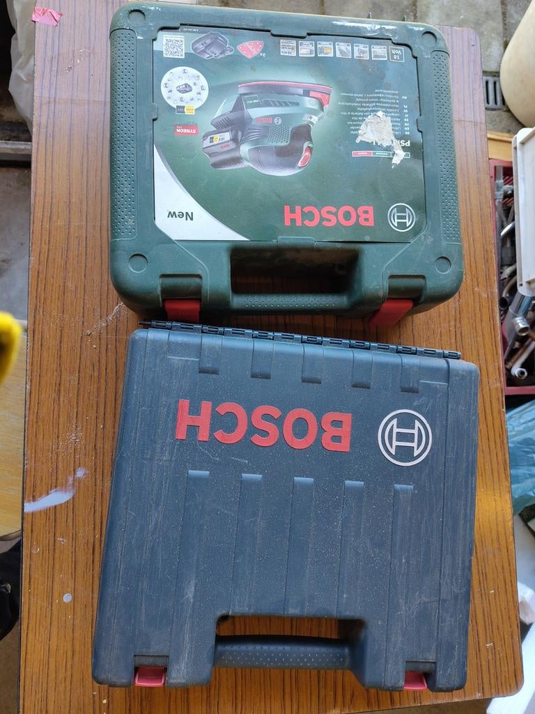 Lege Bosch koffers, Doe-het-zelf en Verbouw, Gereedschap | Schuurmachines, Ophalen, Gebruikt, Minder dan 600 watt, Overige typen