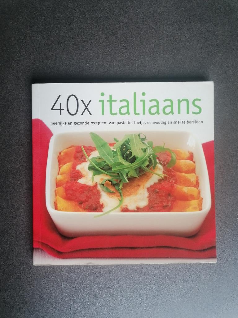 Gratis 40x Italiaans Recepten Pasta Toetje - Alex Verburg, Verzenden, Nieuw, Italië