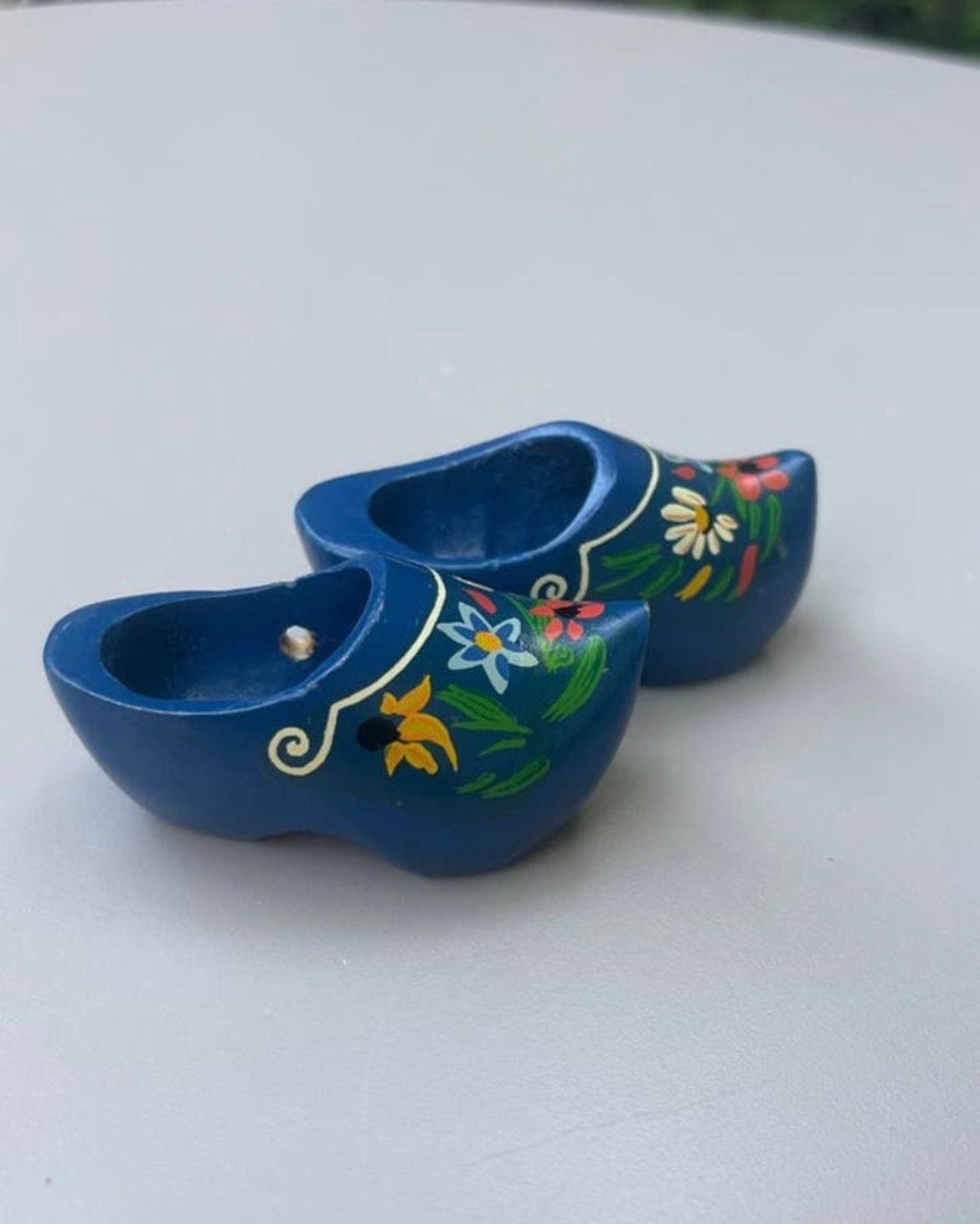 Vintage Delfts Blauwe Klompjes - Handgeschilderd, Ophalen of Verzenden