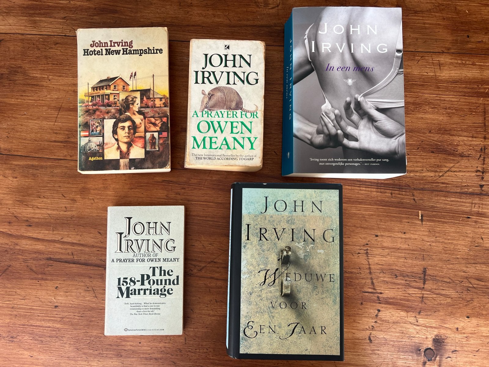 John Irving Boeken Collectie - 5 Titels, Boeken, Ophalen of Verzenden, Gelezen, Wereld overig