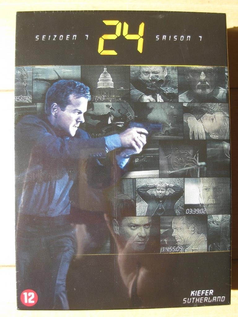 DVD box 24 seizoen 7, Cd's en Dvd's, Boxset, Actiethriller, Ophalen of Verzenden, Zo goed als nieuw