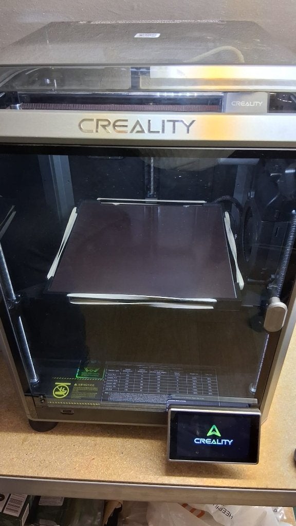Creality K1–zeer nette staat, Camera, Glass Bed en Upgrades, Ophalen, Gebruikt, Ingebouwde Wi-Fi, Filament
