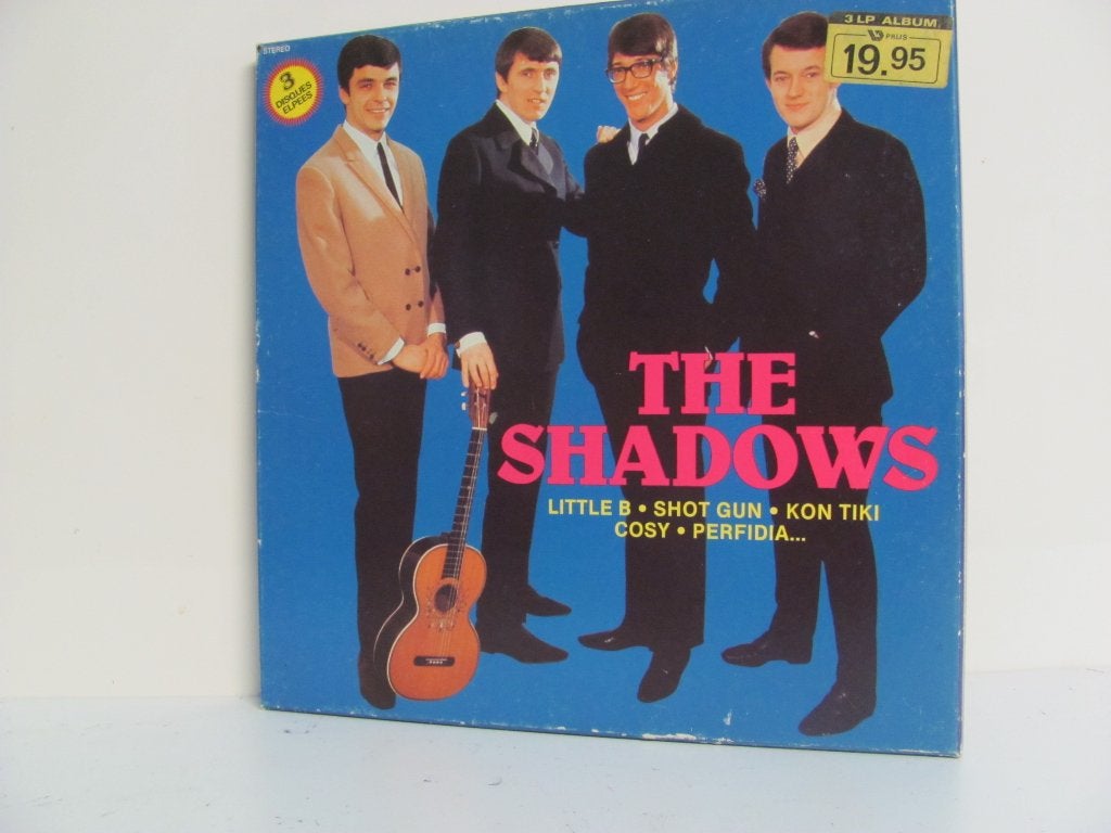 the shadows box met 3 albums, Ophalen of Verzenden, Zo goed als nieuw, 12 inch, Rock-'n-roll
