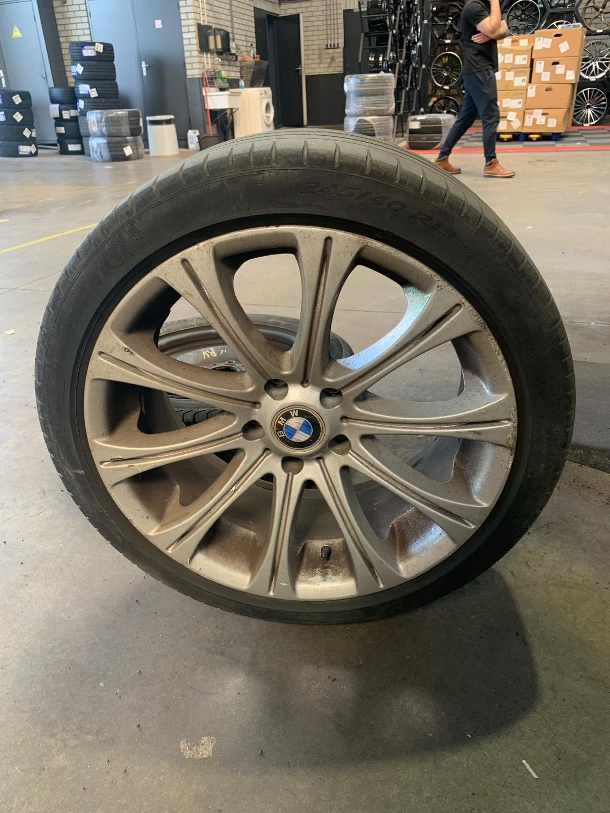 BMW Velgen en banden incl zomerbanden, Auto-onderdelen, Banden en Velgen, Banden en Velgen, Zomerbanden, Ophalen, 19 inch