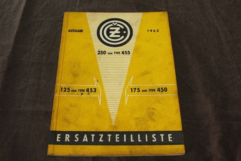 CZ 125cc 175cc 250cc 1962 motorrad ersatzteil liste, Motoren, Ophalen of Verzenden, Overige merken