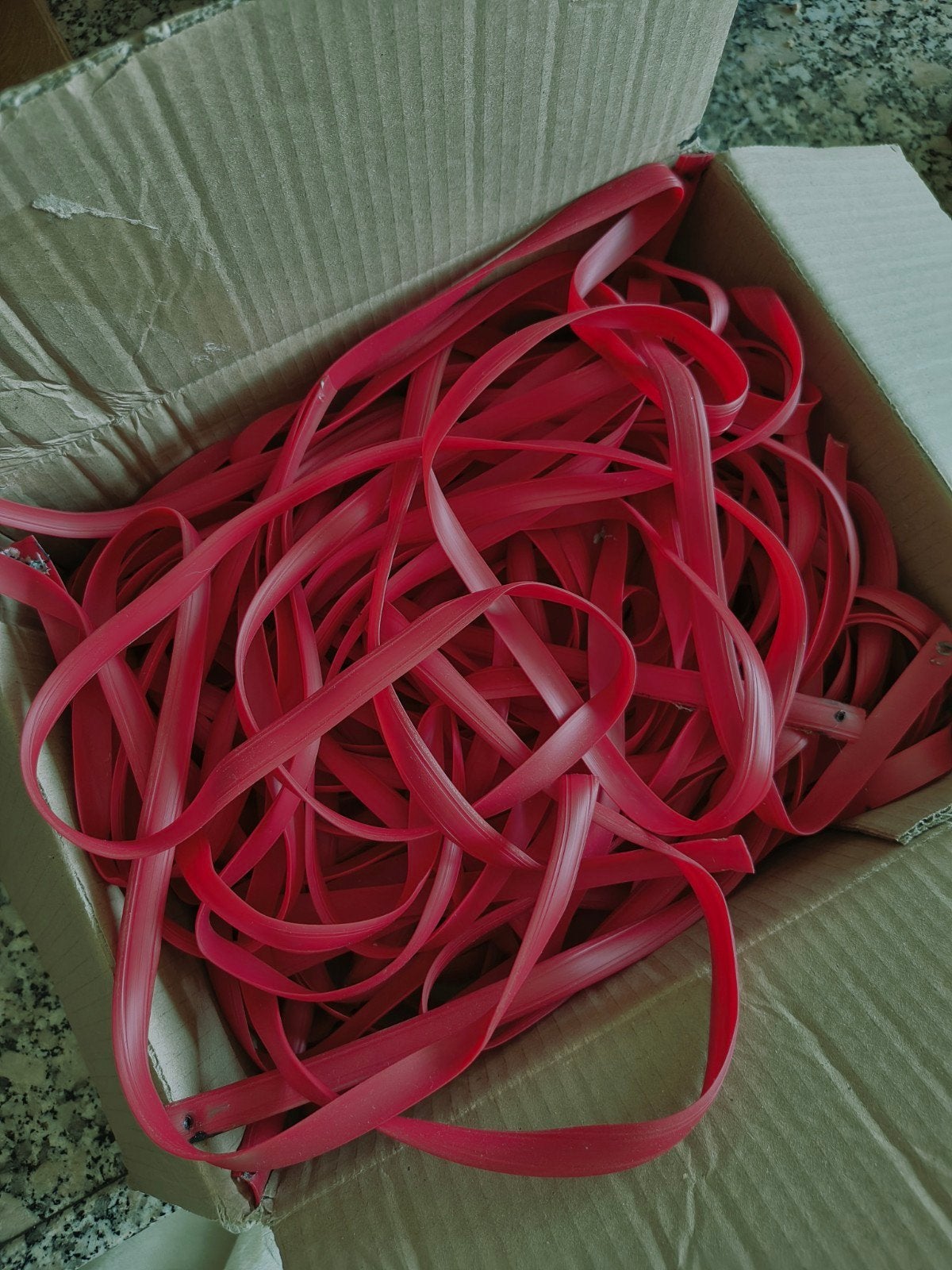 Caravan sier lint rood, Ophalen of Verzenden