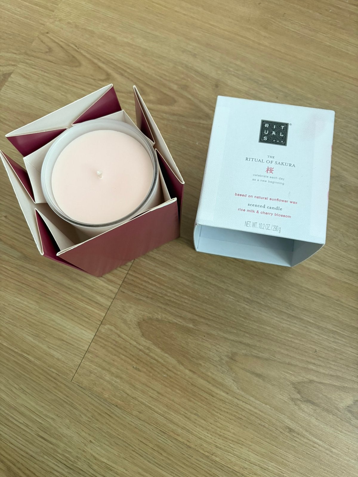 Rituals Sakura geurkaars, Huis en Inrichting, Woonaccessoires | Kandelaars en Kaarsen, Ophalen of Verzenden, Nieuw