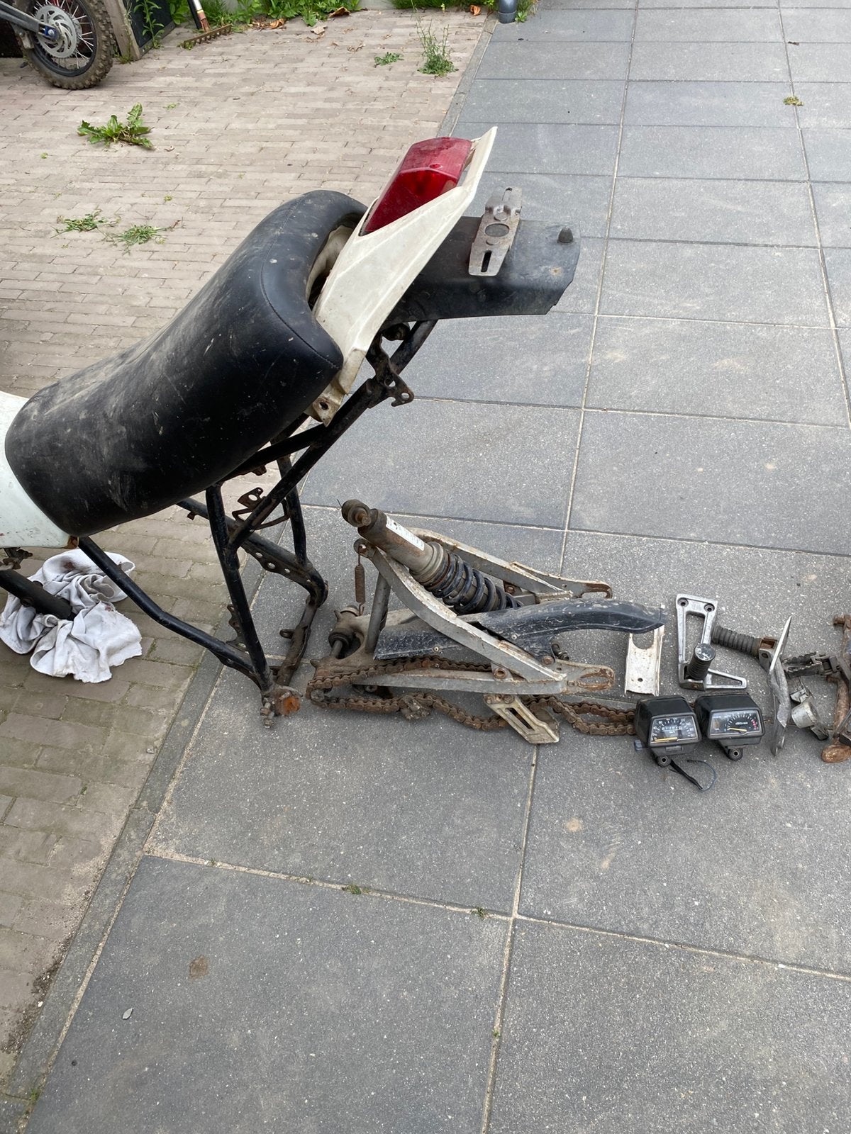 Rollend frame yamaha xt550  ., Ophalen, Gebruikt
