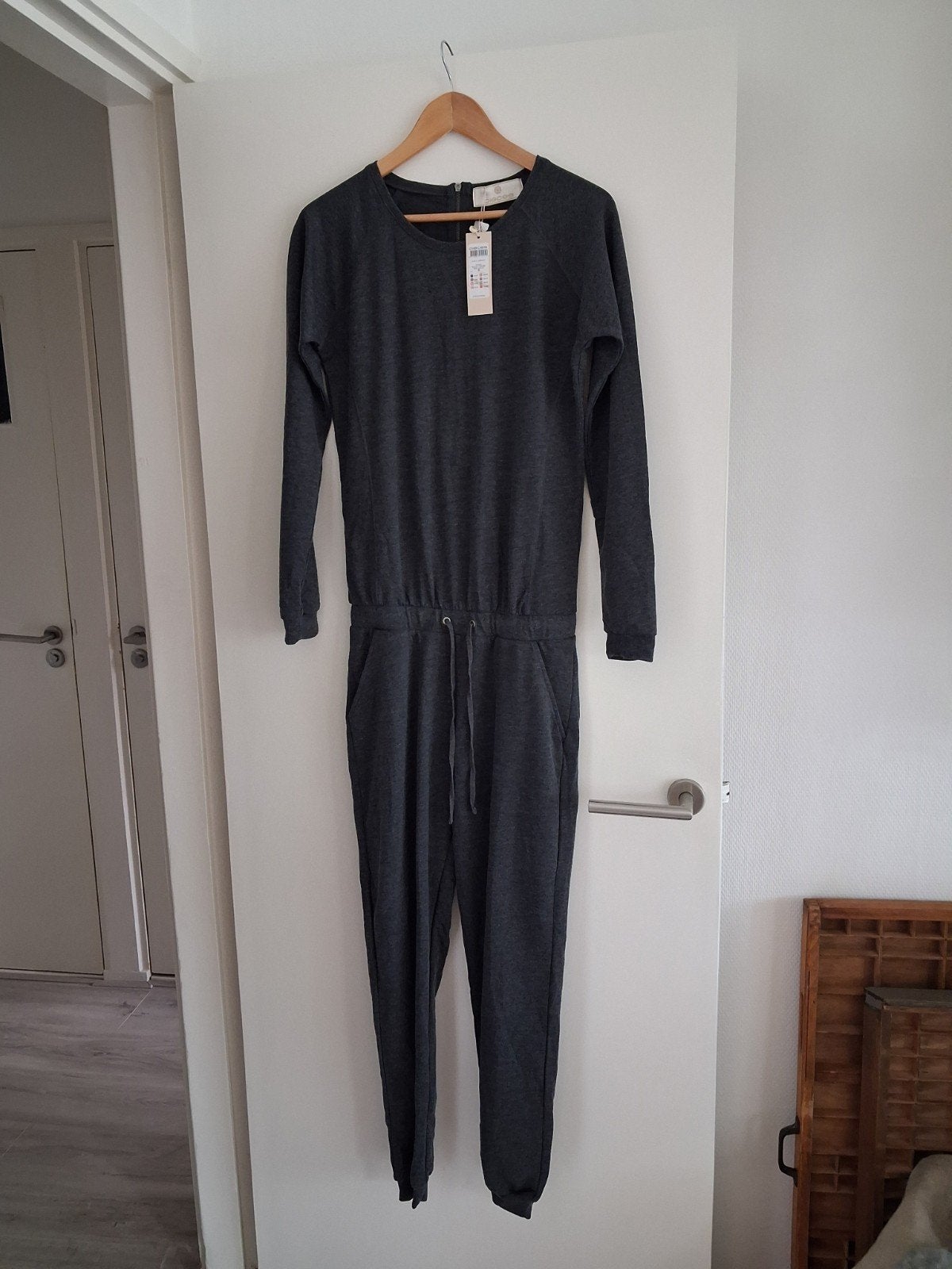 Jumpsuit, van Pieces, donker grijs, maat S. NIEUW!, Kleding | Dames, Ophalen of Verzenden, Nieuw, Grijs