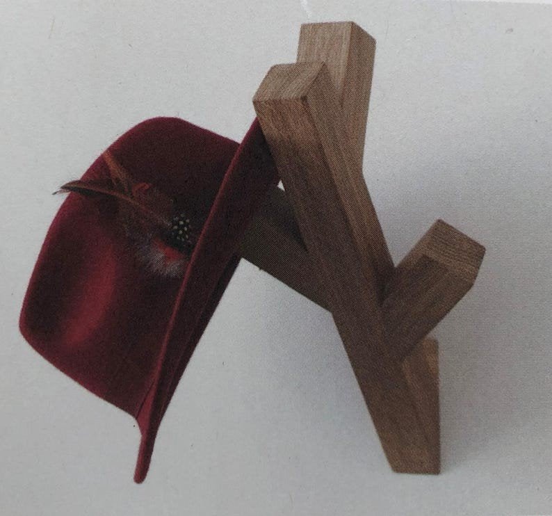TAK Wandkapstok - Hout - Nieuw in doos, Huis en Inrichting, Wandkapstok, Nieuw, Ophalen of Verzenden, Minder dan 100 cm