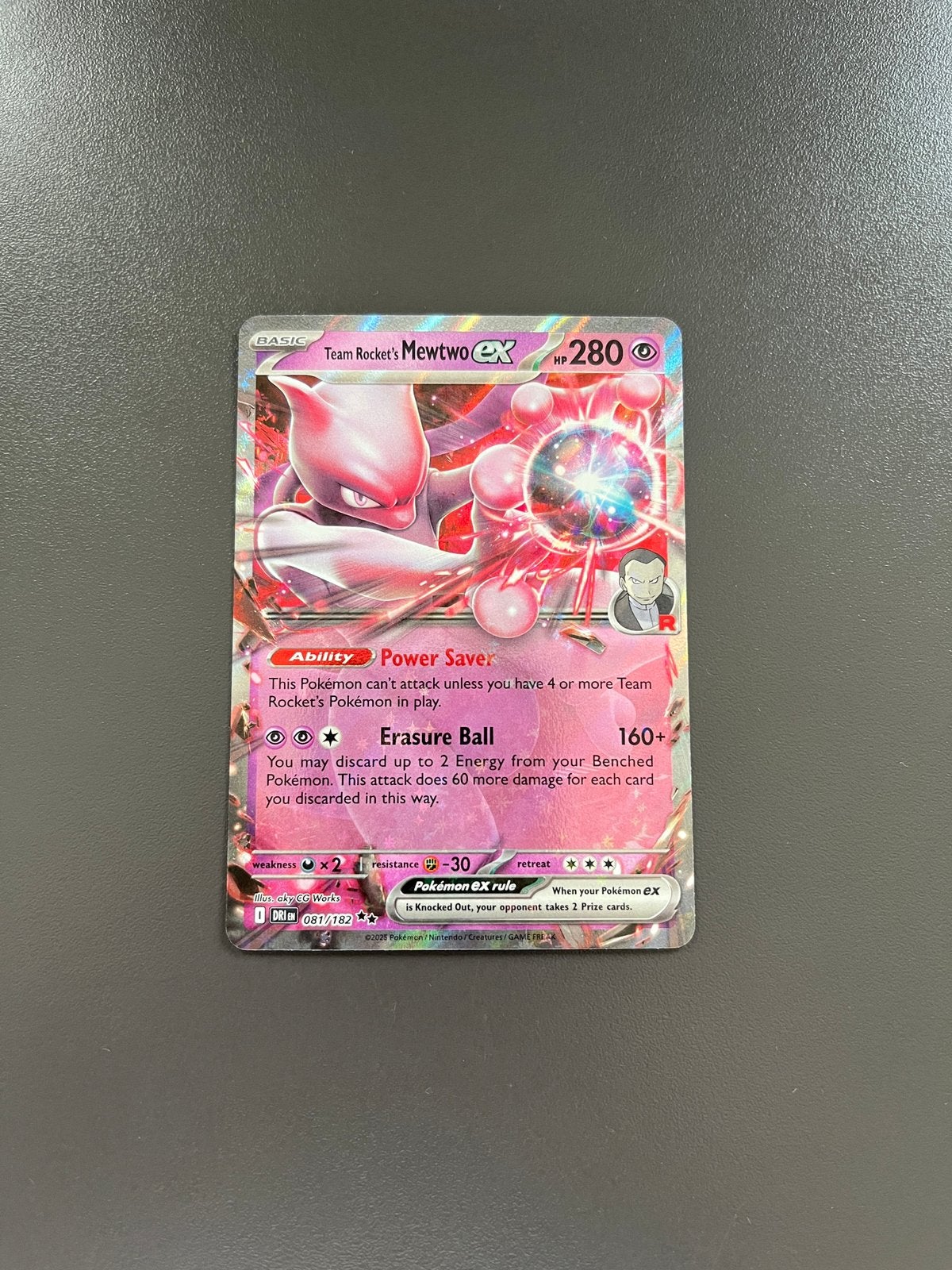 Team Rocket’s Mewtwo ex DRI 081/182, Verzenden, Zo goed als nieuw