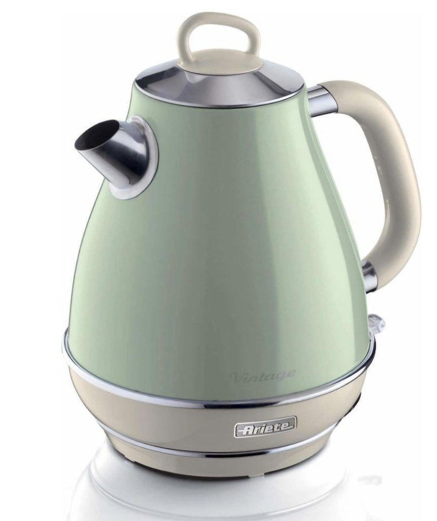 WATERKOKER / MERK : ARIETE  2869, Witgoed en Apparatuur, Waterkokers, 1 tot 2 liter, Ophalen, Zo goed als nieuw, Draadloos
