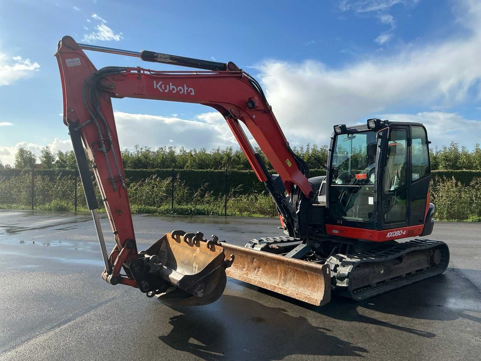 2018 Kubota KX080-4 Midigraafmachine, Graafmachine