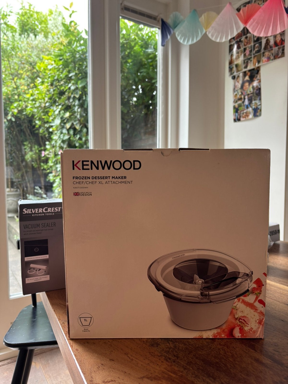 Chef/ Chef XL Kenwood KAX71.000WH FROZEN DESSERT MAKER, Ophalen, Nieuw, Koelelement