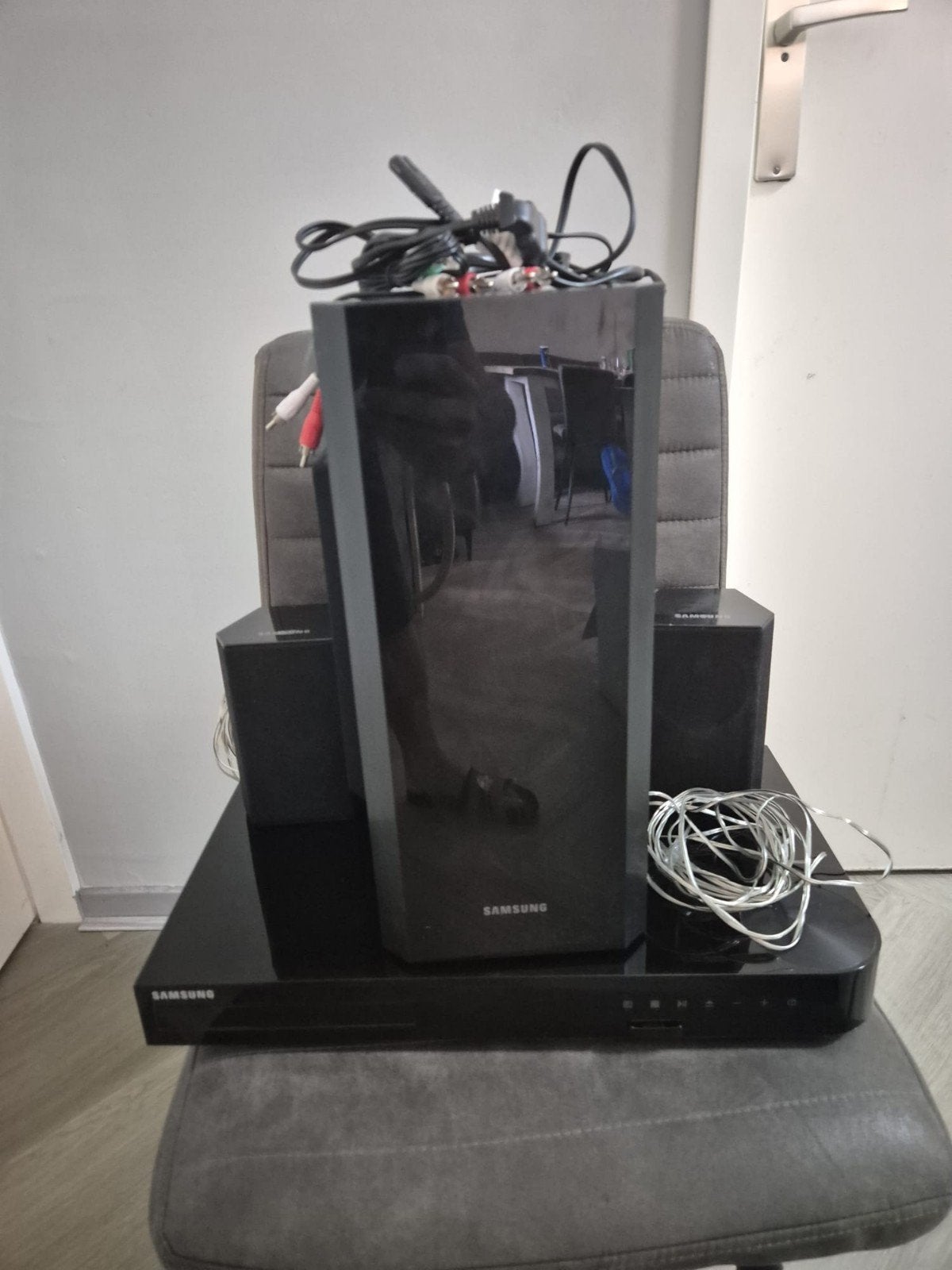 Samsung Home Cinema Set met Blu-ray speler en 2.1 speakers, Audio, Tv en Foto, Ophalen of Verzenden, Gebruikt, 2.1-systeem, Blu-ray-speler