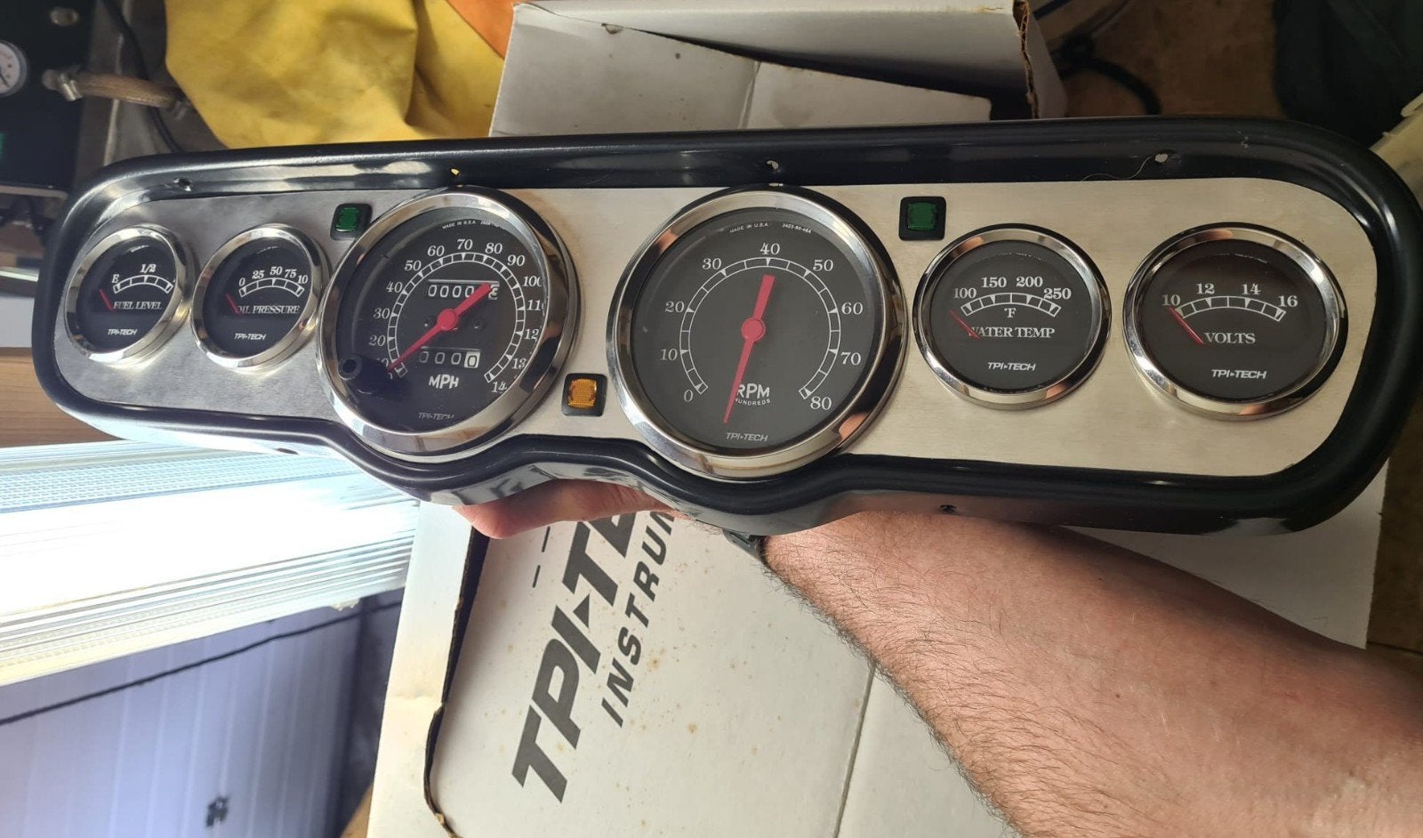 TPI TECH INSTRUMENTS 1965/66 Mustang dashboard compleet., Auto-onderdelen, Ophalen of Verzenden, Nieuw, Ford USA