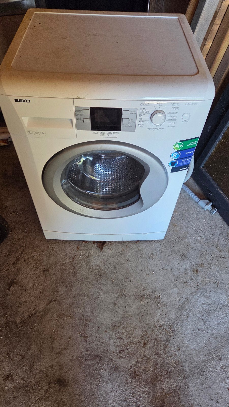 Beko Wasmachine 8kg, Witgoed en Apparatuur, Wasmachines, Ophalen