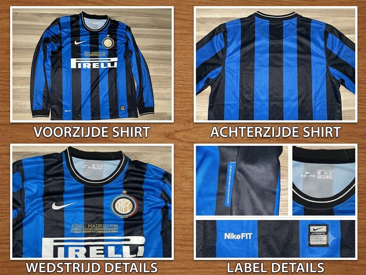 Inter Milan Retro Shirt Champions League Finale 2010, Verzamelen, Ophalen of Verzenden, Zo goed als nieuw, Buitenlandse clubs