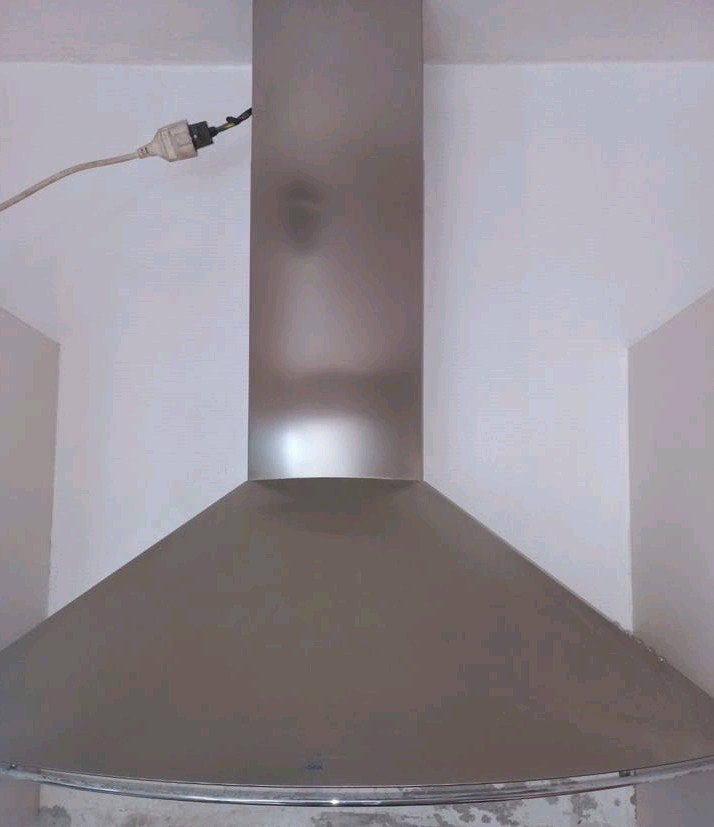 Schouw Afzuigkap vol RVS 90cm, Witgoed en Apparatuur, Afzuigkappen, Ophalen, Wandschouwkap