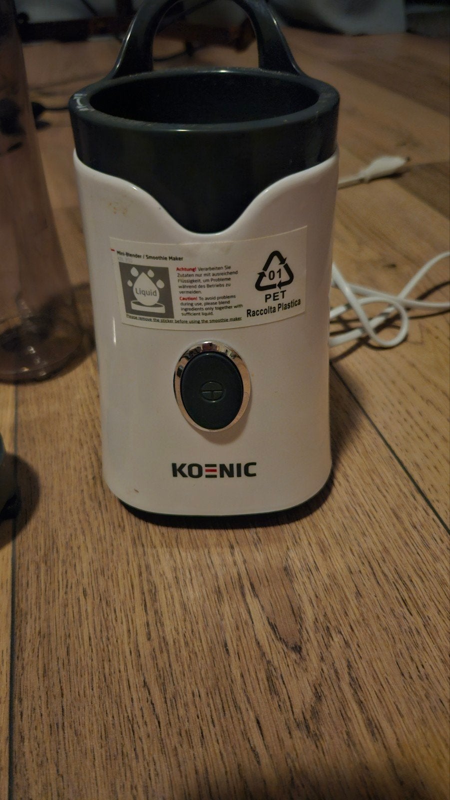 Koenic Mini Blender / Smoothie Maker met 2 Flessen, Ophalen of Verzenden, Zo goed als nieuw, Blender to go