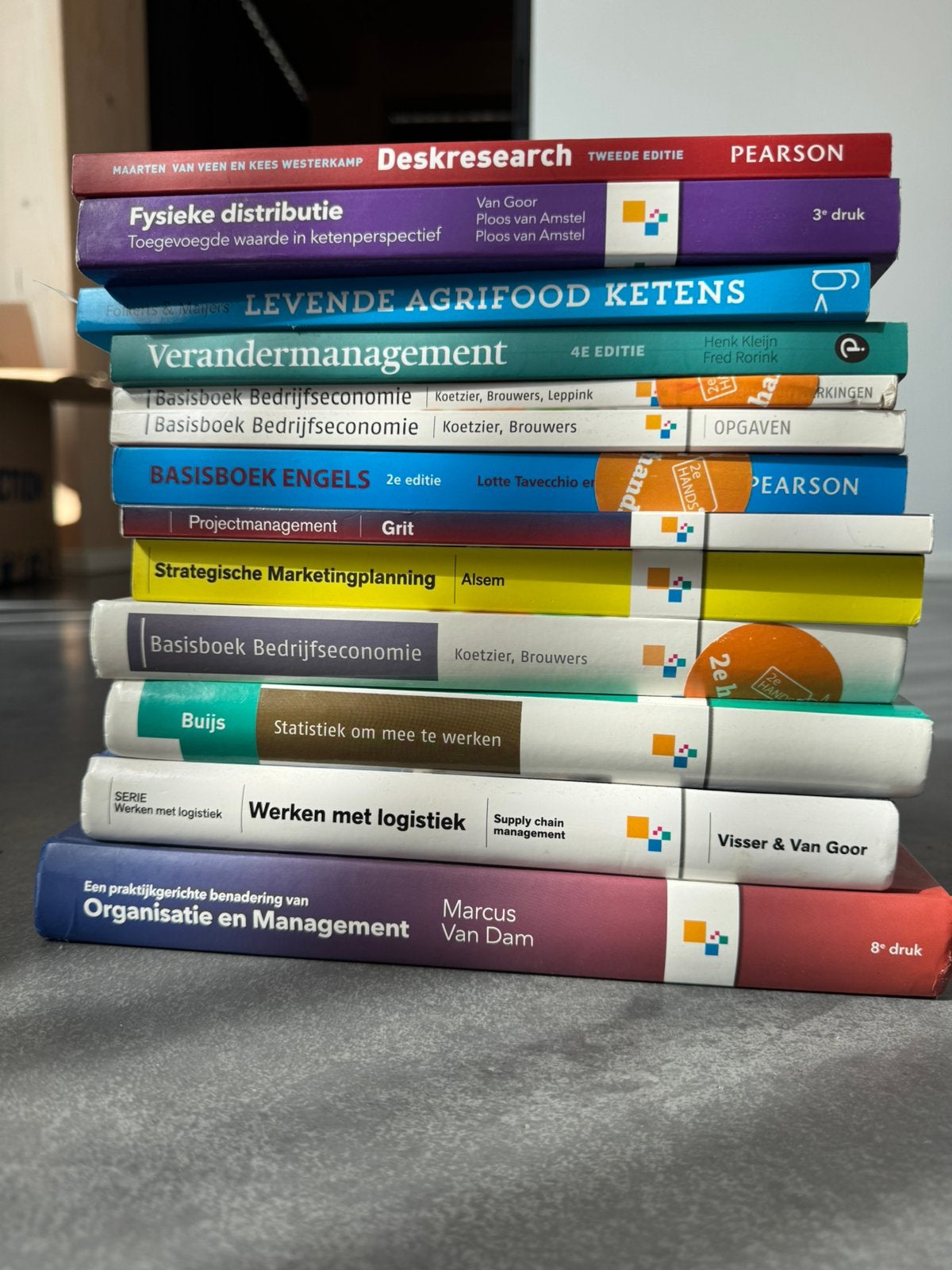 13 studieboeken HAS, Inholland en Aeres, Boeken, Diverse auteurs, HBO, Beta, Ophalen