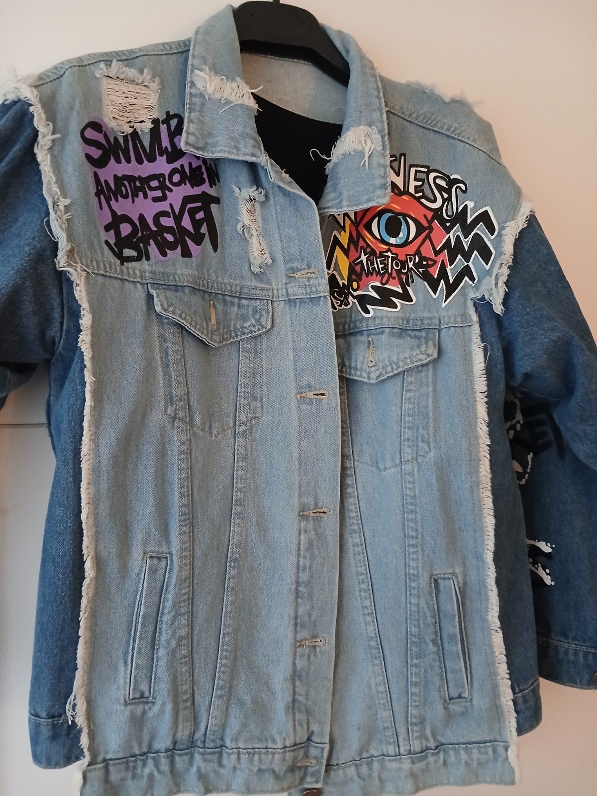 stoere ibiza jeansjas, Verzenden, Nieuw, Maat 38/40 (M), Overige kleuren