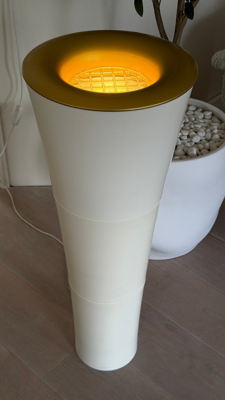 Vintage Ikea Fackla vloerlamp, ca. 80 cm hoog, Ophalen, Kunststof, Gebruikt, E27 (groot)