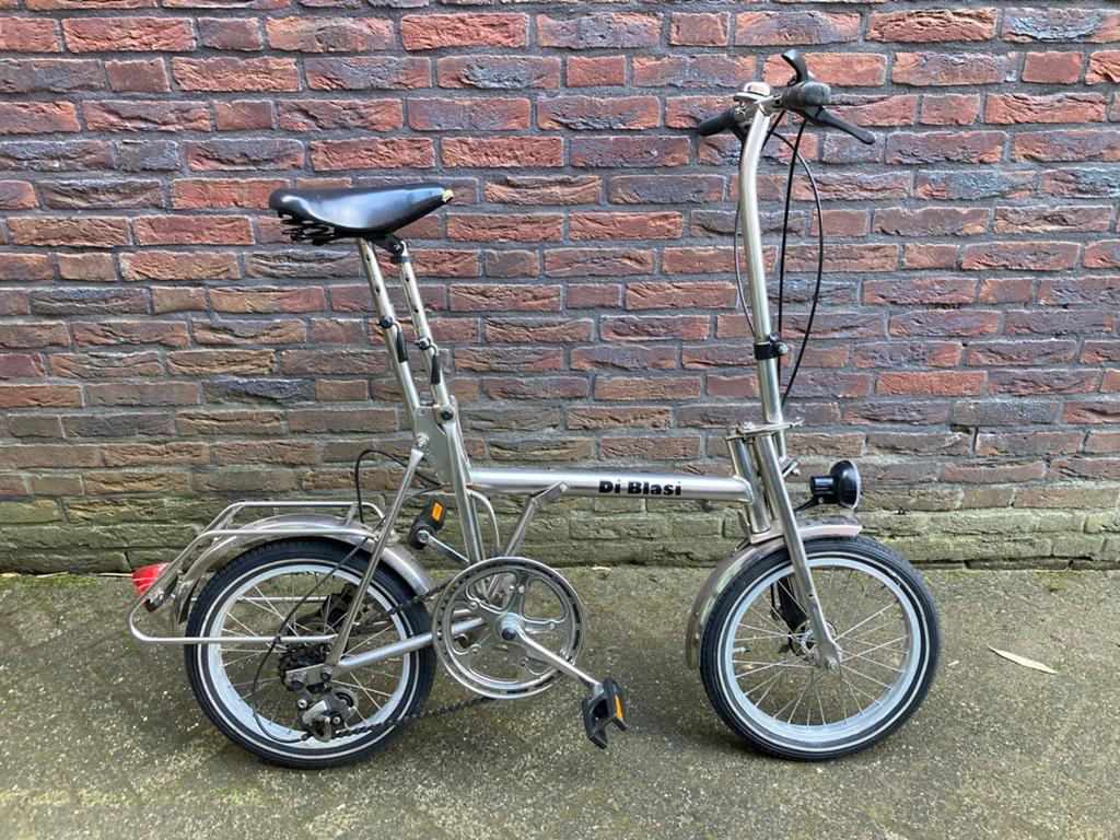 Di Blasi Vouwfiets - Compact en Handig, Fietsen en Brommers, Fietsen | Vouwfietsen, Overige merken, Gebruikt, Velgrem, 16 tot 18 inch