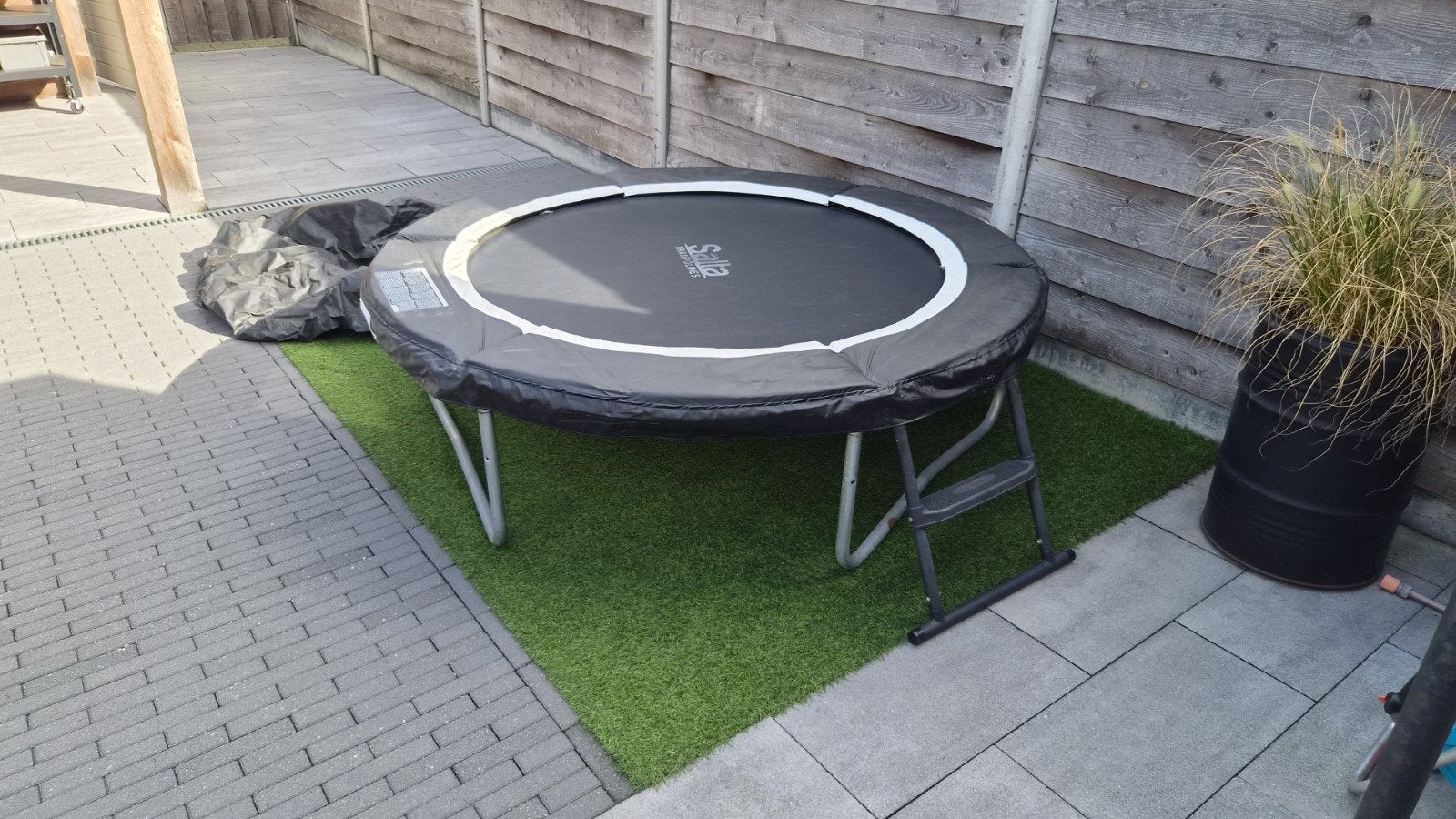 Trampoline, Kinderen en Baby's, Speelgoed | Buiten | Trampolines, Ophalen, Gebruikt