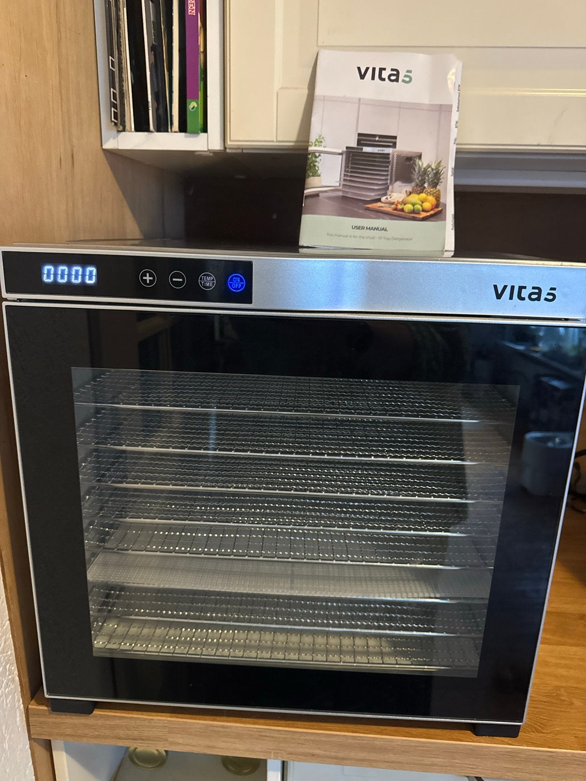 Vitas 5 Voedseldroger / Droogoven - RVS - 10 Roosters, Ophalen, Zo goed als nieuw