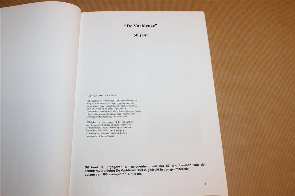 De Varfdeuze — 50 Jaar Schilderkunst [Kampen], Ophalen of Verzenden, Zo goed als nieuw