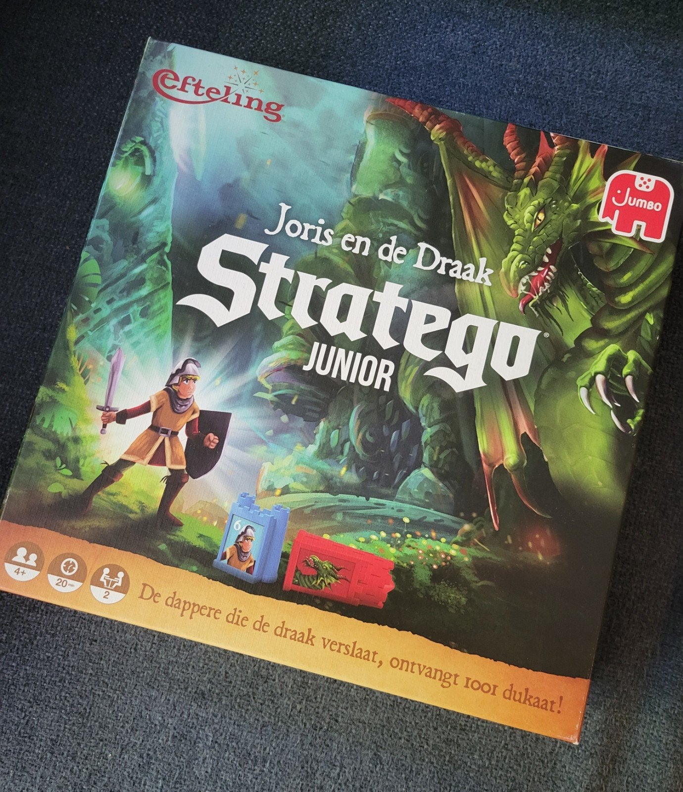 Efteling Joris en de Draak Stratego Junior, Ophalen, Zo goed als nieuw, Jumbo