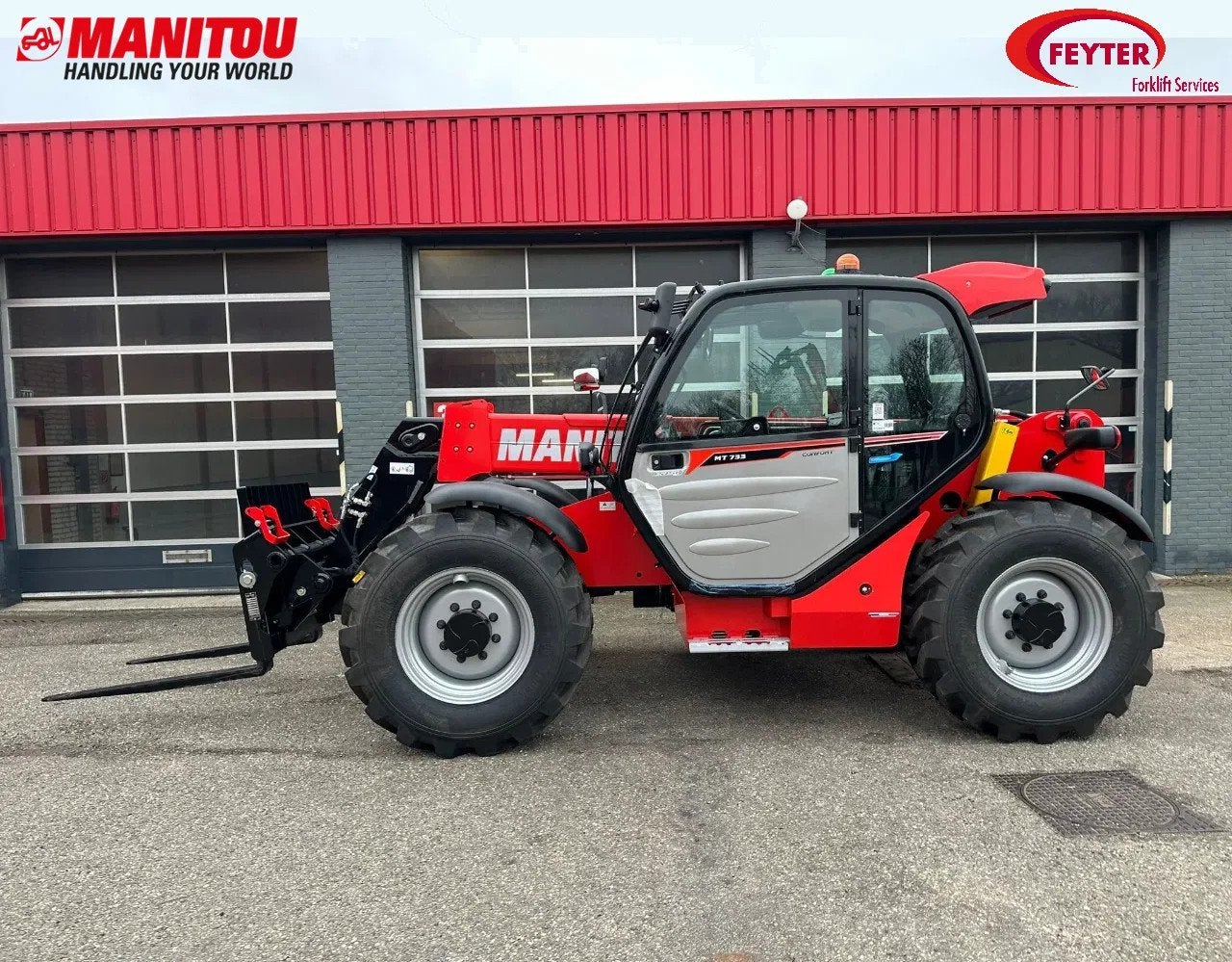 Manitou MT 733 75PK Stage 5 Comfort A/C | 2023 | WEINIG DRAA, Manitou, FR, Verreiker