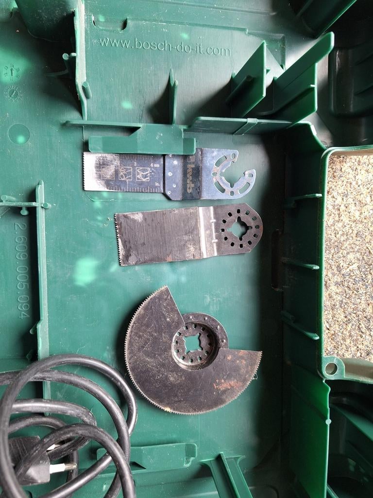Bosch PMF 190 E Multitool in koffer met accessoires, Ophalen, Gebruikt