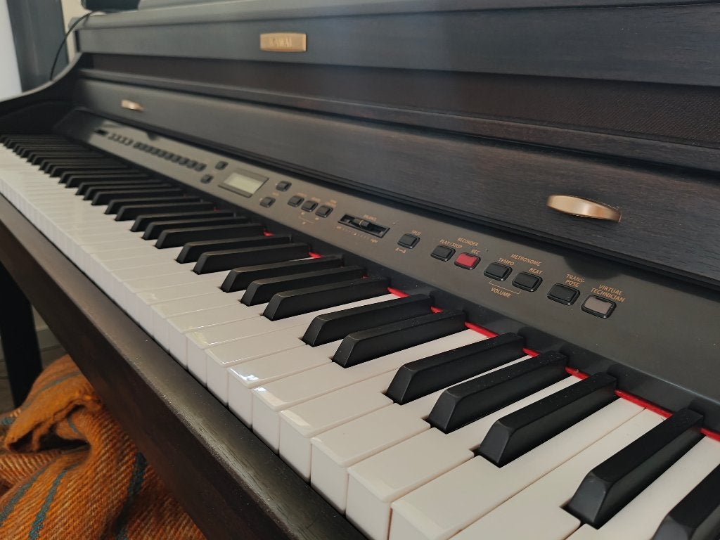 Kawai CA91 digitale piano, Ophalen, Bruin, Digitaal, Zo goed als nieuw