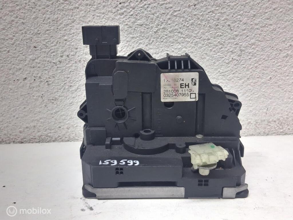 Deurslot mechaniek Rv Opel Corsa D ('06-'15) 13258274, Gebruikt, Opel, Ophalen of Verzenden