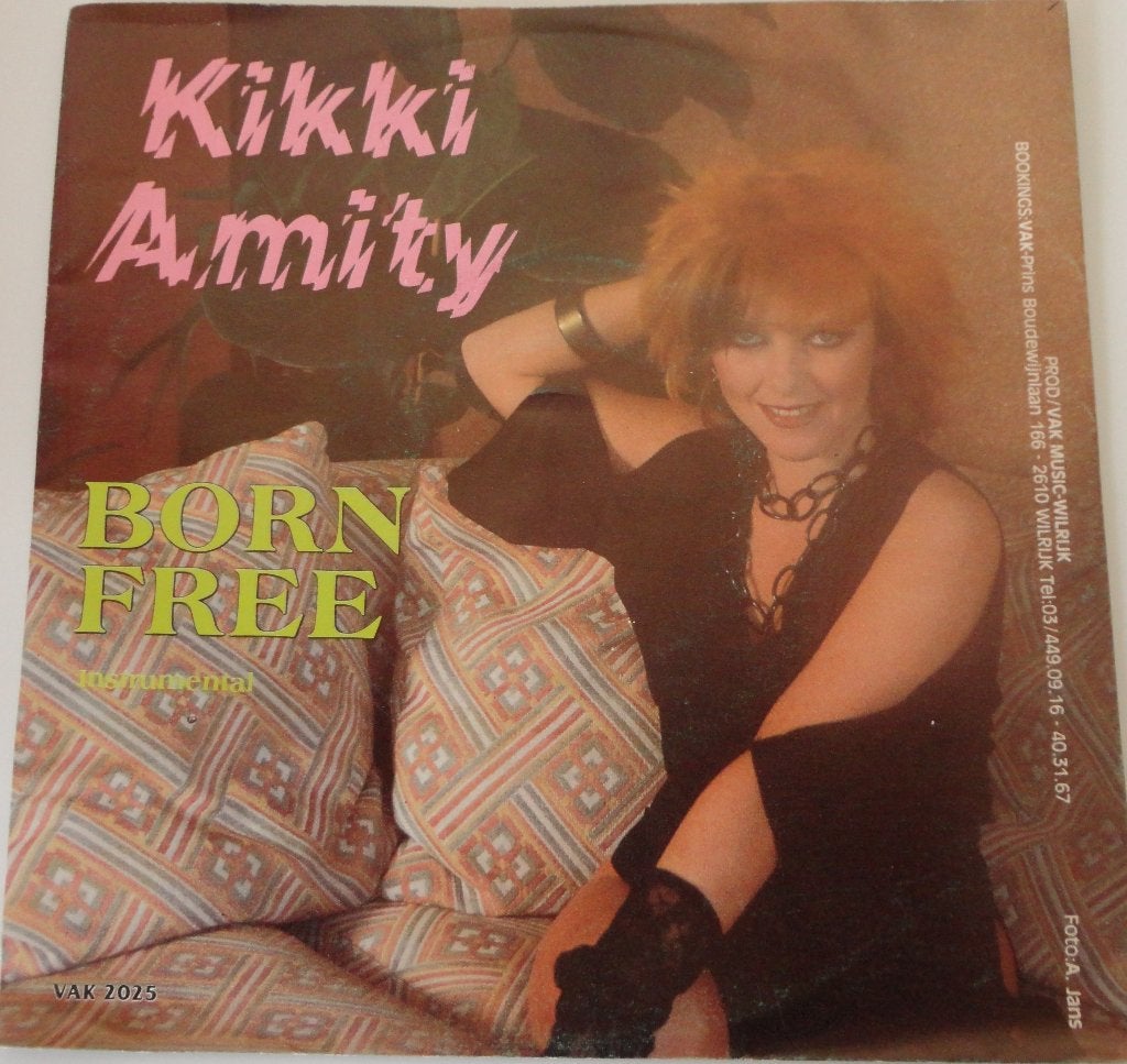 Kikki Amity > Born free, Ophalen of Verzenden, Gebruikt, 7 inch, Pop