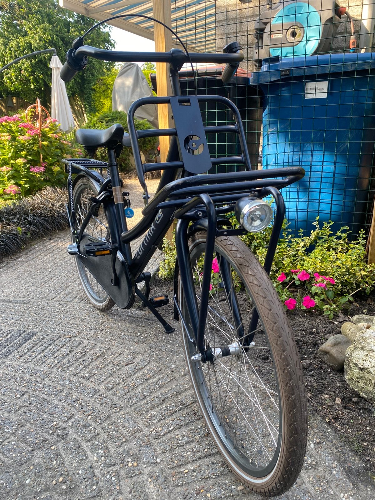 Zeer mooie  meiden fiets cortina u4 diep donkerblauw 24 inch, Minder dan 47 cm, Ophalen, Zo goed als nieuw