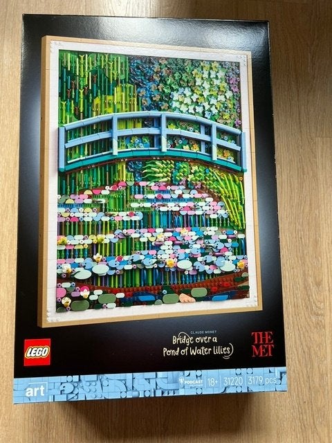 Lego 31220 Monet Brug over een vijver, Inclusief instructies, Lego, Ophalen of Verzenden, Zo goed als nieuw