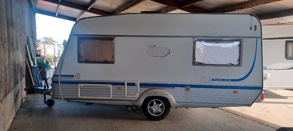 TEC | Travel King 430 TN, Caravans en Kamperen, T.E.C., Treinzit, Dwarsbed, Particulier